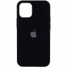 Оригинальный силиконовый чехол для iPhone 14 Black FULL