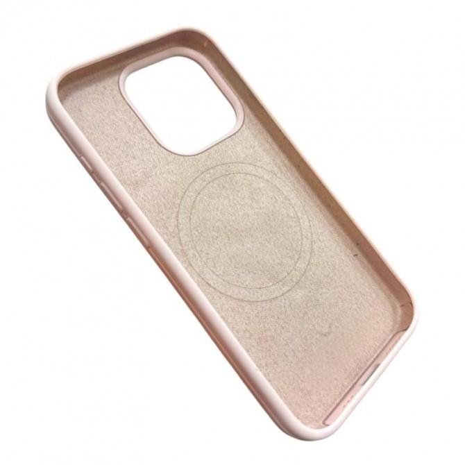Накладка Liquid Magnetic для iPhone 15 Pro Max Pink-4