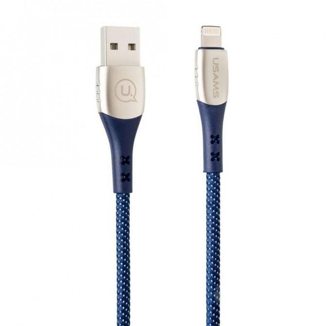 Кабель Usams U-Tone US-SJ303 Lightning Синий