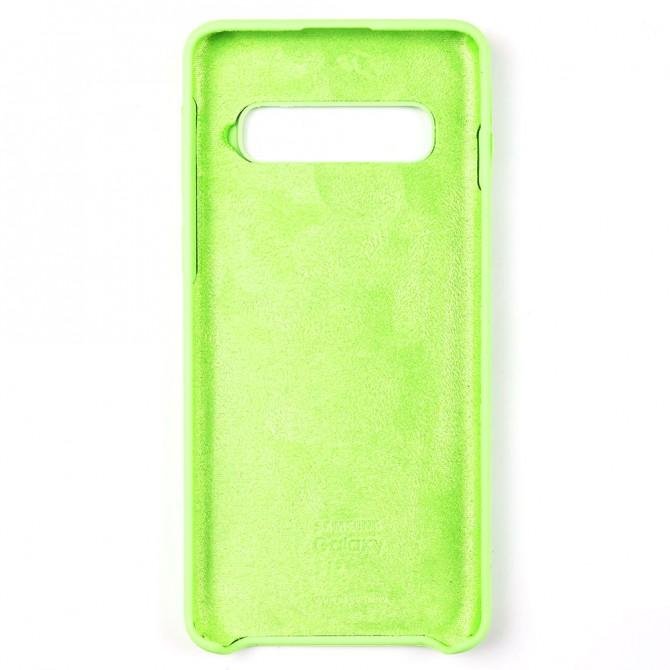 Чехол силиконовый для Samsung G973 Galaxy S10 Зеленый-2