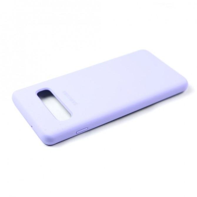Чехол силиконовый для Samsung G973 Galaxy S10 Лавандовый-3