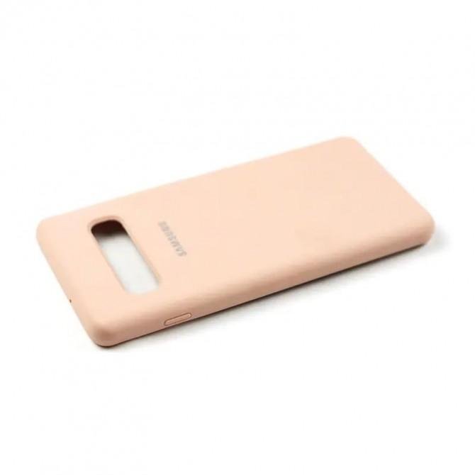 Original Soft Case Samsung G975 Galaxy S10 Plus Бежевий-1