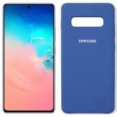 Чехол Original Soft Case Samsung G975 Galaxy S10 Plus Синий