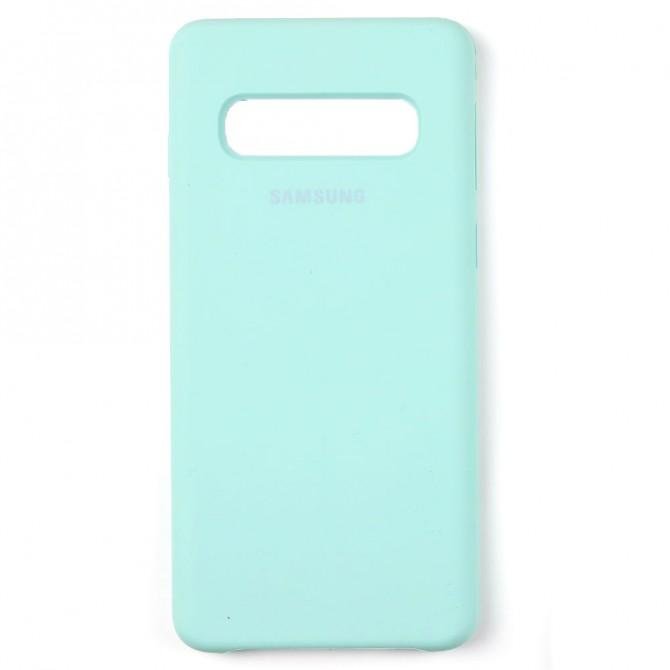 Чохол силіконовий для Samsung G975 Galaxy S10 Plus Ментоловий-1