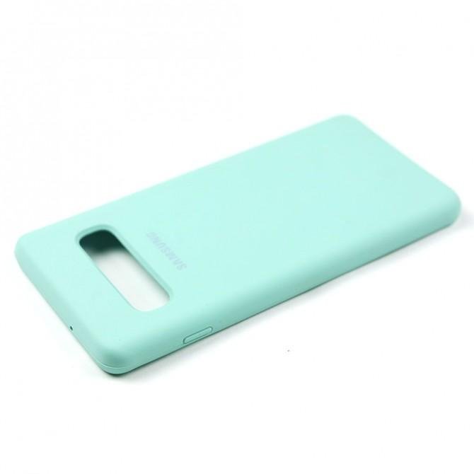 Чохол силіконовий для Samsung G975 Galaxy S10 Plus Ментоловий-3