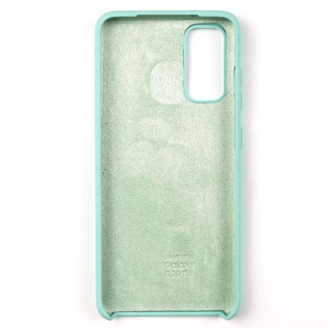 Чехол силиконовый для Samsung G980 Galaxy S20 Ментоловый-2