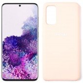 Чохол силіконовий для Samsung G980 Galaxy S20 Бежевий  Чохол силіконовий для Samsung G980 Galaxy S20 Бежевий