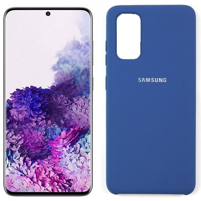 Чохол силіконовий для Samsung G980 Galaxy S20 Синій