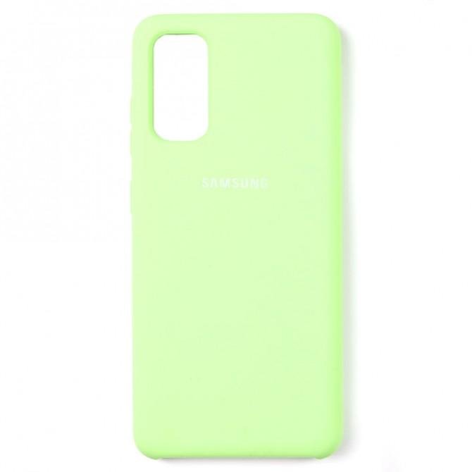 Чехол силиконовый для Samsung G980 Galaxy S20 Зеленый-1