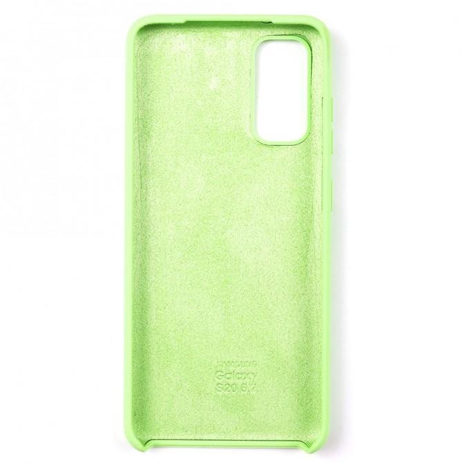 Чехол силиконовый для Samsung G980 Galaxy S20 Зеленый-2