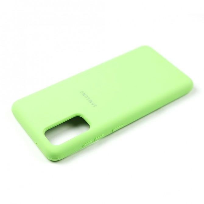 Чехол силиконовый для Samsung G980 Galaxy S20 Зеленый-3