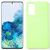 Чехол силиконовый для Samsung G985 Galaxy S20 Plus Зеленый Чехол силиконовый для Samsung G985 Galaxy S20 Plus Зеленый