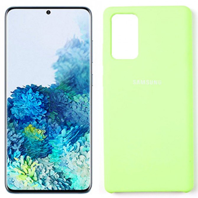 Чехол силиконовый для Samsung G985 Galaxy S20 Plus Зеленый