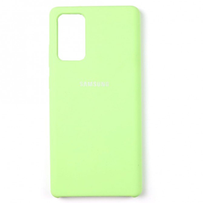 Чехол силиконовый для Samsung G985 Galaxy S20 Plus Зеленый-4