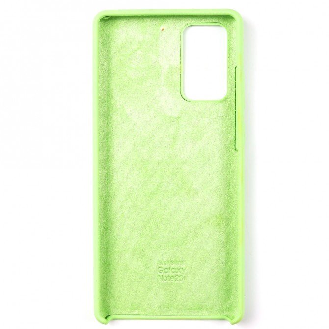 Чехол силиконовый для Samsung G985 Galaxy S20 Plus Зеленый-3