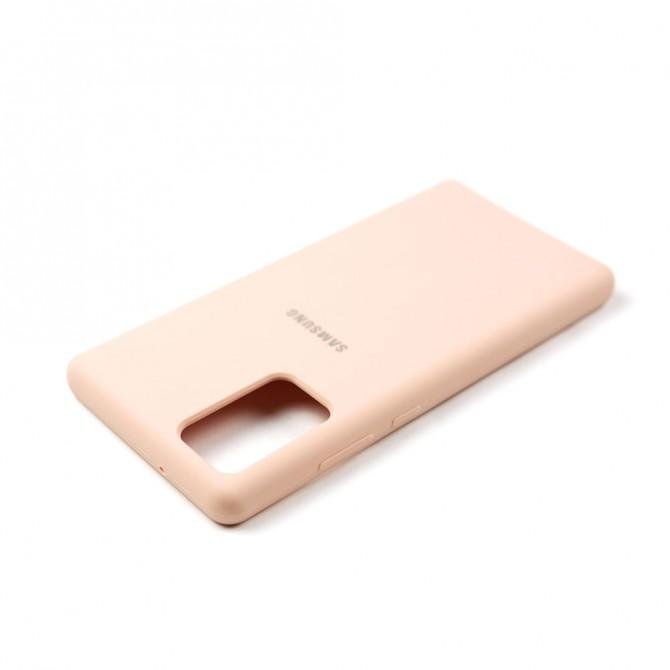 Чехол силиконовый для Samsung Note 20 Бежевый-3