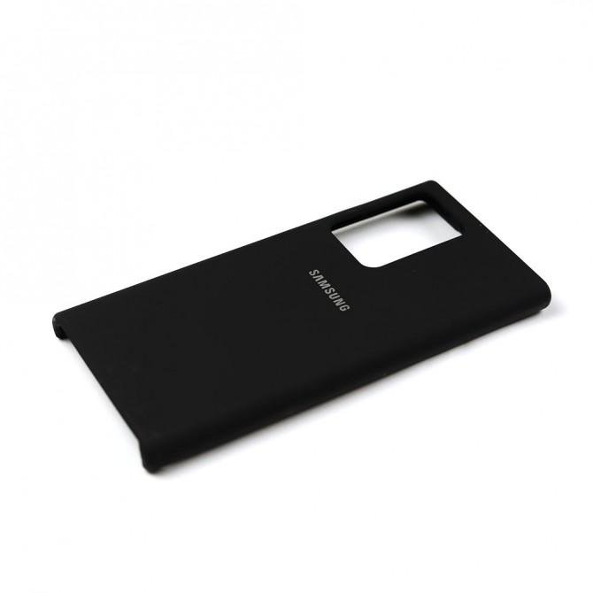 Чехол силиконовый для Samsung Note 20 Ultra Чёрный-3