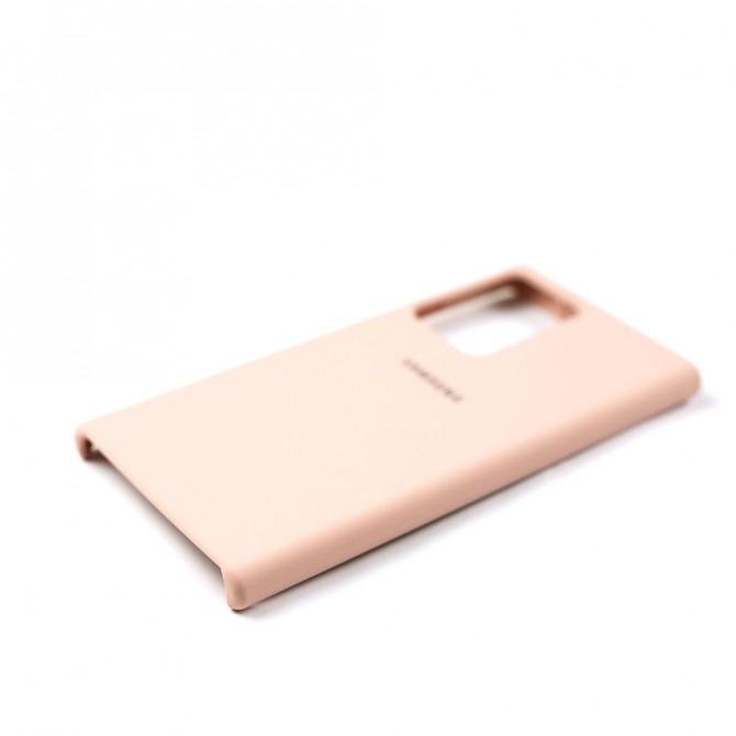 Чехол силиконовый для Samsung Note 20 Ultra Бежевый-4