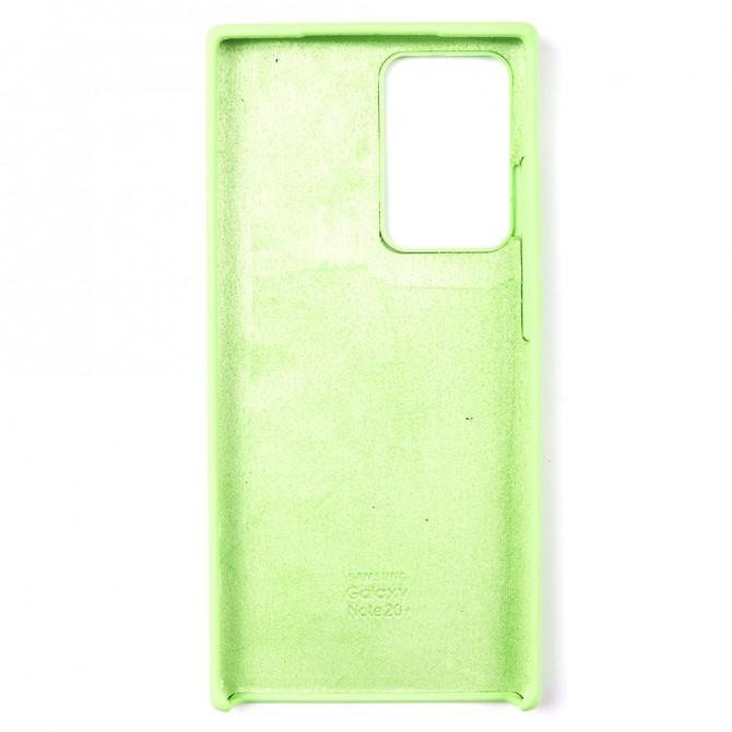 Чохол силіконовий для Samsung Note 20 Ultra Зелений-2