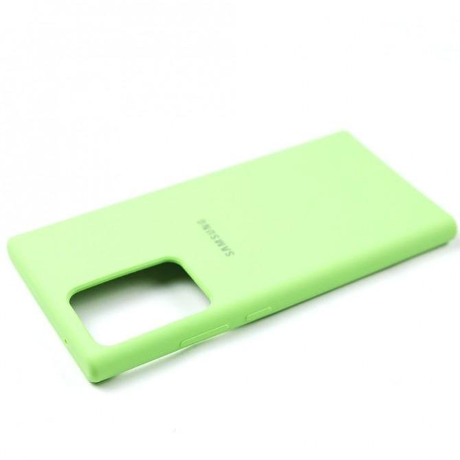 Чохол силіконовий для Samsung Note 20 Ultra Зелений-3
