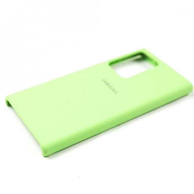 Чохол силіконовий для Samsung Note 20 Ultra Зелений-4