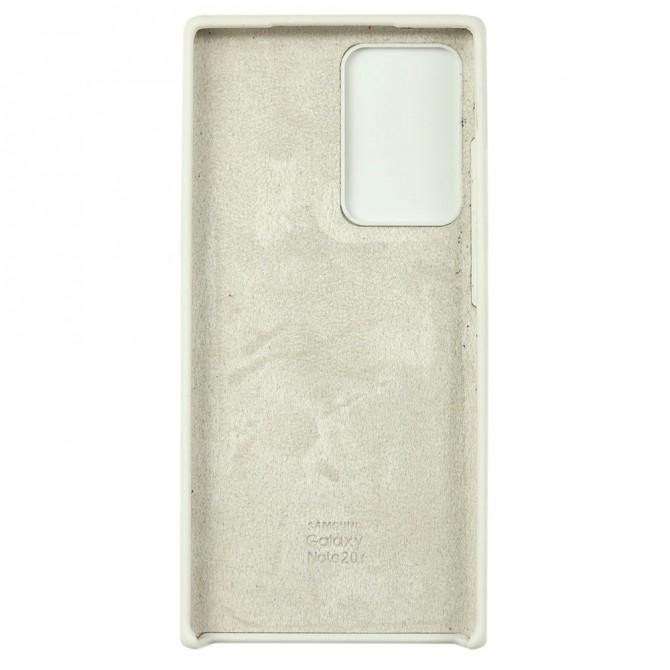 Чехол силиконовый для Samsung Note 20 Ultra Белый-2