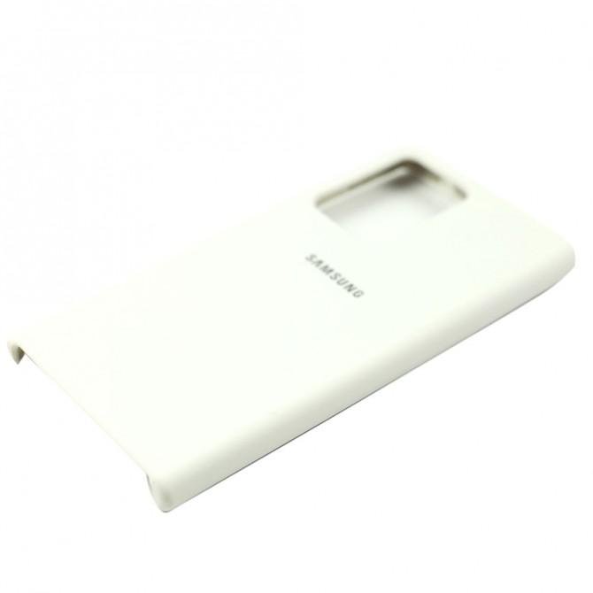 Чехол силиконовый для Samsung Note 20 Ultra Белый-4