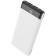 Повербанк Hoco J59 Famous Micro+iPhone+Type-C/LCD (10000mAh) White