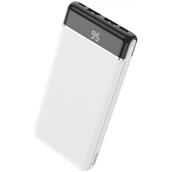 Повербанк Hoco J59 Famous Micro+iPhone+Type-C/LCD (10000mAh) White-2