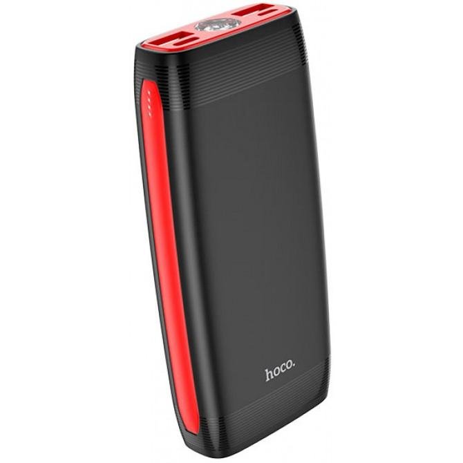 Повербанк Hoco J64 Tough Micro/Type-C/F-Light (10000mAh) Black