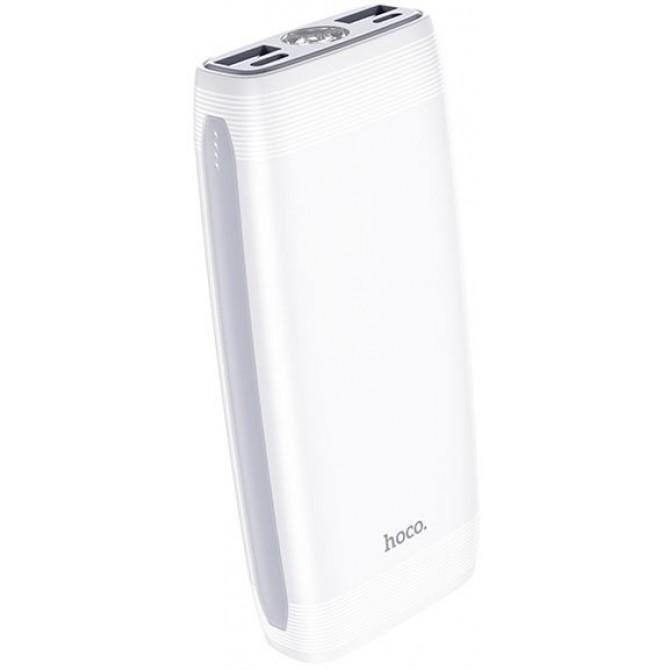 Повербанк Hoco J64 Tough Micro/Type-C/F-Light (10000mAh) White