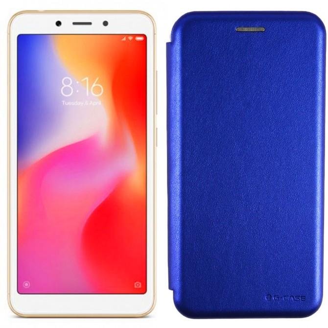 Чехол-книжка U-Like Best для Xiaomi Redmi 6 Blue