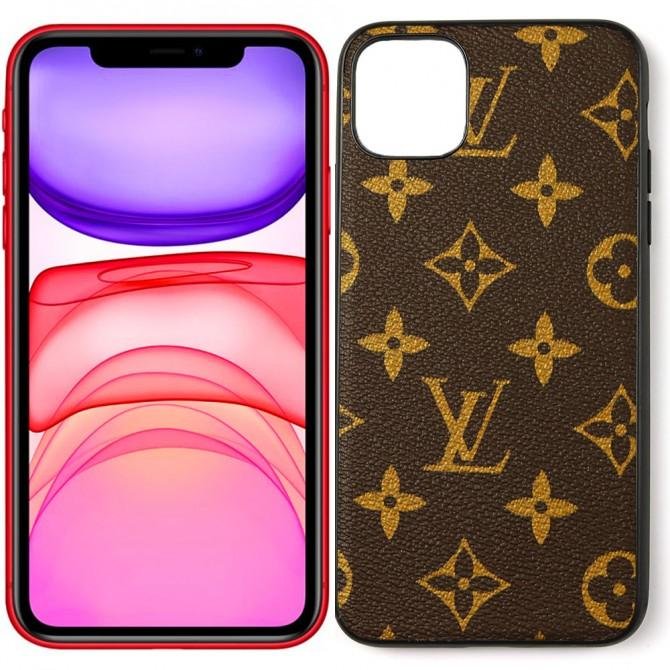 Чохол U-like Fashion series для iPhone 11 LV Large Stars Brown