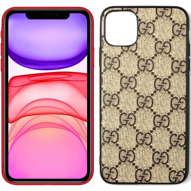 Чохол U-like Fashion series для iPhone 11 Gucci Light Brown
