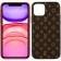 Чехол U-like Fashion series для iPhone 11 LV Small Stars Brown