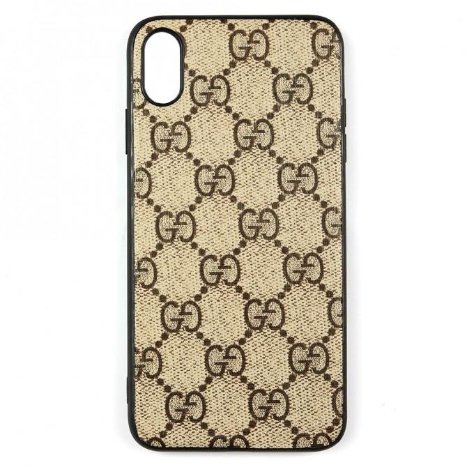 Чехол U-like Fashion series для iPhone Xs Max Gucci Light Brown-1