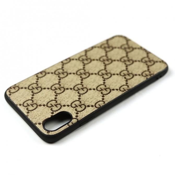 Чехол U-like Fashion series для iPhone Xs Max Gucci Light Brown-3