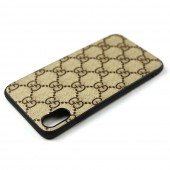 Чохол U-like Fashion series для iPhone Xs Gucci Light Brown Чохол U-like Fashion series для iPhone Xs Gucci Light Brown