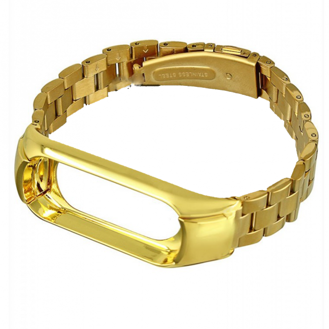 Ремінець для Xiaomi Band 5/6 Bead design Gold-1