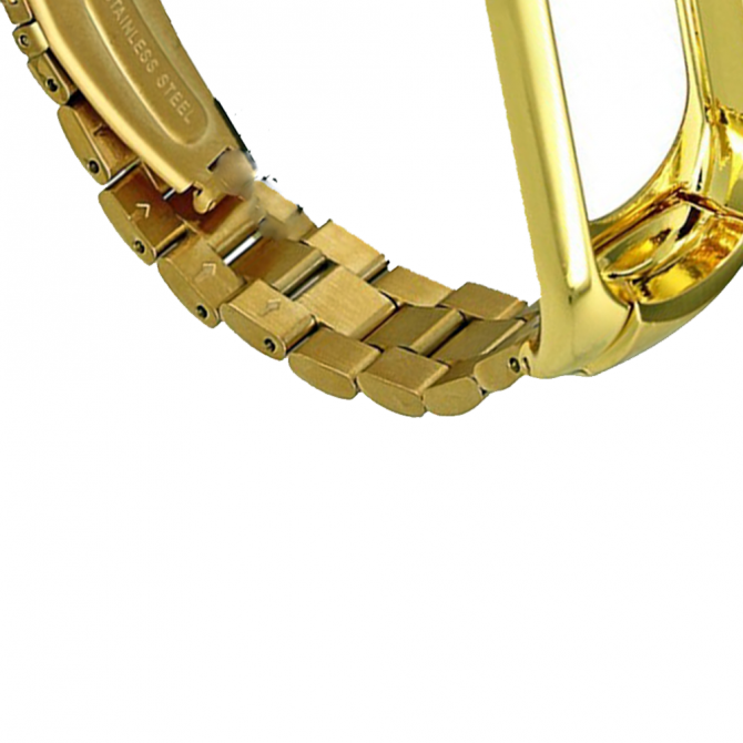 Ремінець для Xiaomi Band 5/6 Bead design Gold-2