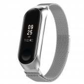 Ремешок для Xiaomi Band 5/6 milanese design Silver