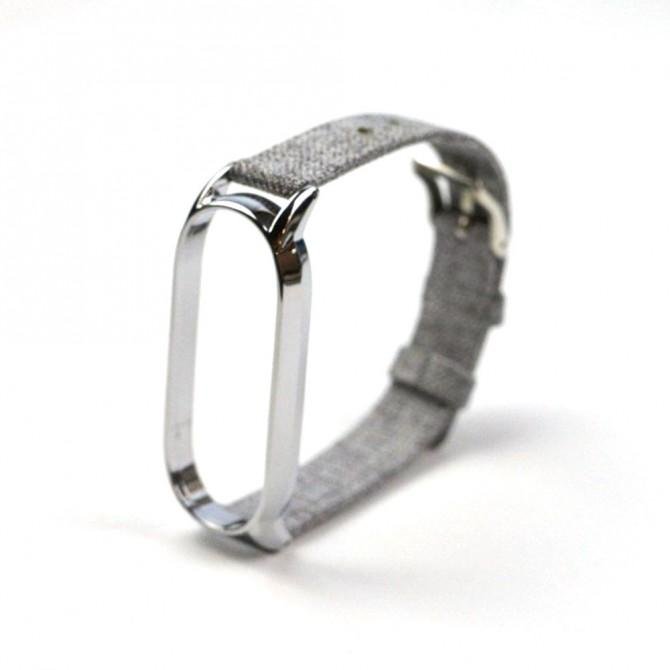 Ремінець для Xiaomi Band 5/6 Cloth design Grey-1