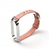 Ремешок для Xiaomi Band 5/6 Cloth design Pink
