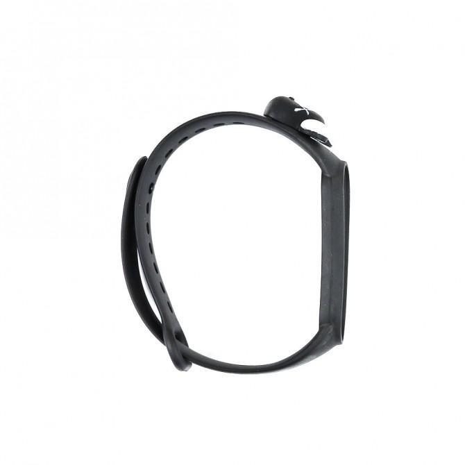 Ремінець для Xiaomi Mi Band 3/4 (Silicon) Cartoon Face series Bear Claws Black (#9)-2