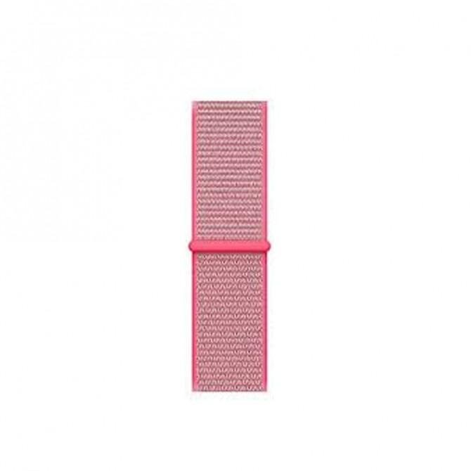 Ремінець для Apple Watch 38/40mm Nylon Sport Loop Pink-2