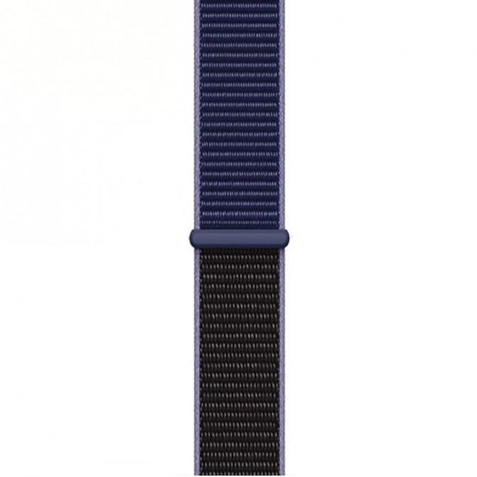 Ремешок для Apple Watch 42/44mm Nylon Sport Loop Midnight Blue-2