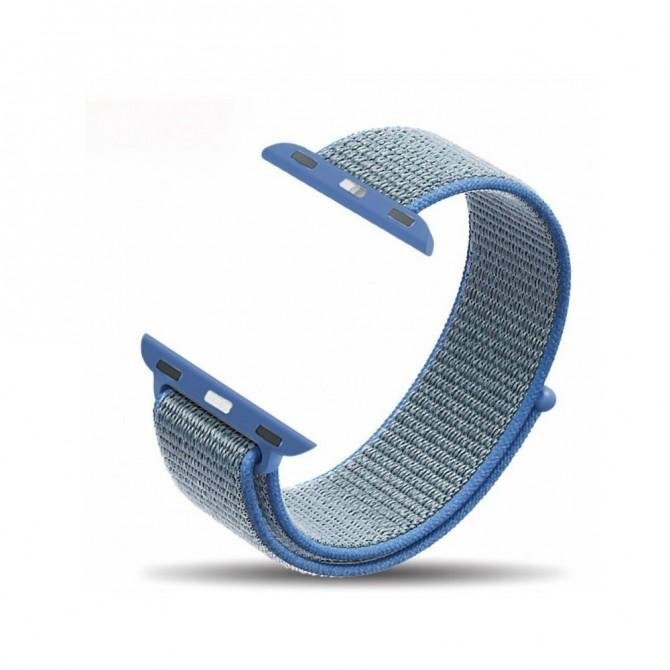 Ремешок для Apple Watch 42/44mm Nylon Sport Loop Tahoe Blue-1