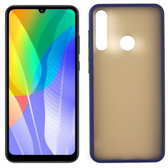 Чехол MATT CASE для Huawei Y6P Dark Blue