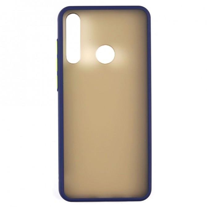 Чехол MATT CASE для Huawei Y6P Dark Blue-1