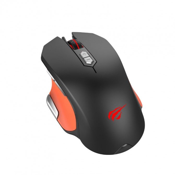 Миша Havit HV-MS762 GAMING USB, black/orange-2
